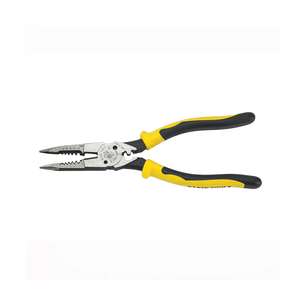 Klein Tools J207-8CR Needle Nose Pliers are All-Purpose Linesman Pliers, Made in USA, Crimping, Looping, Cutting, Stripping, Crimping, Shearing - Image 3