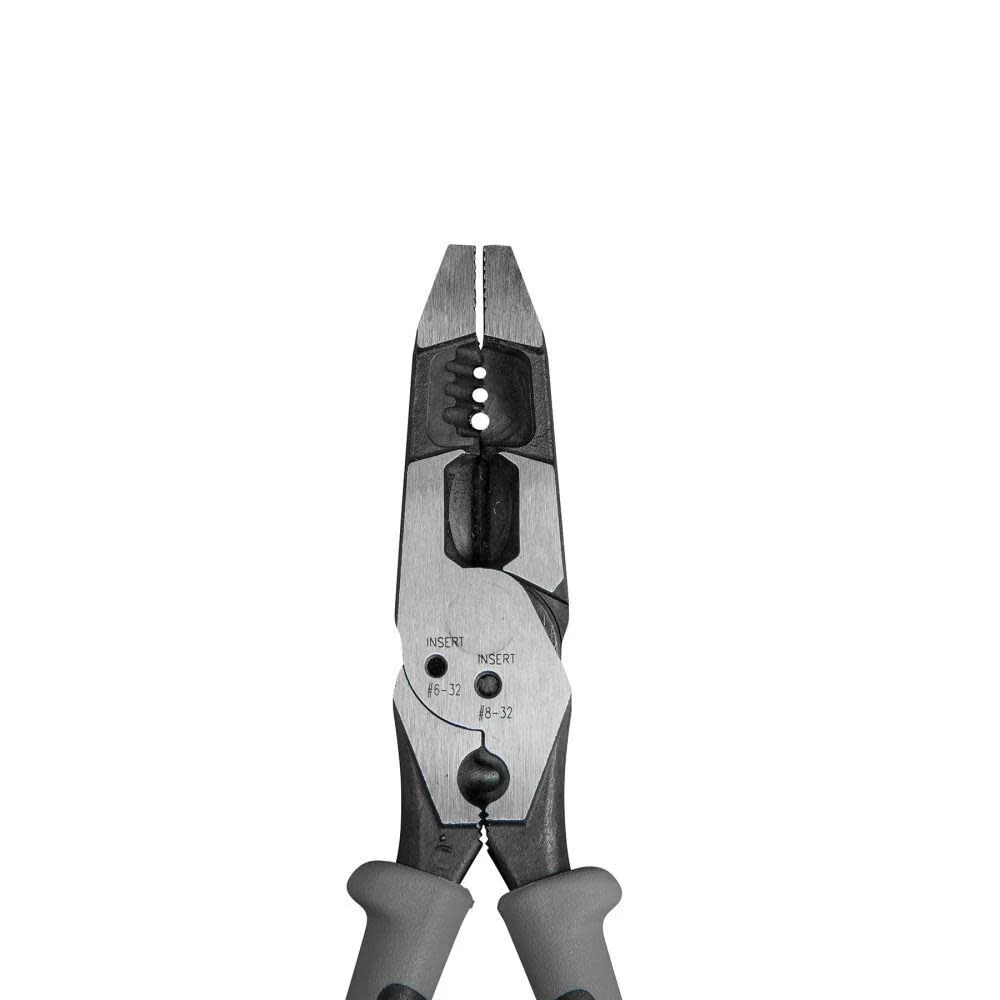 Klein Tools J215-8CR Multitool Pliers, Hybrid Multi Purpose Tool / Crimper, Wire Stripper, Bolt Shearing, Wire Grabbing, Twisting, Looping - Image 5