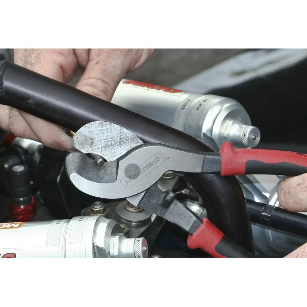 Klein Tools J63050 Cable Cutter, Made in USA, Journeyman Cable Cutter Cuts Aluminum, Copper and Communications Cable with Shear-Type Jaws - Image 4