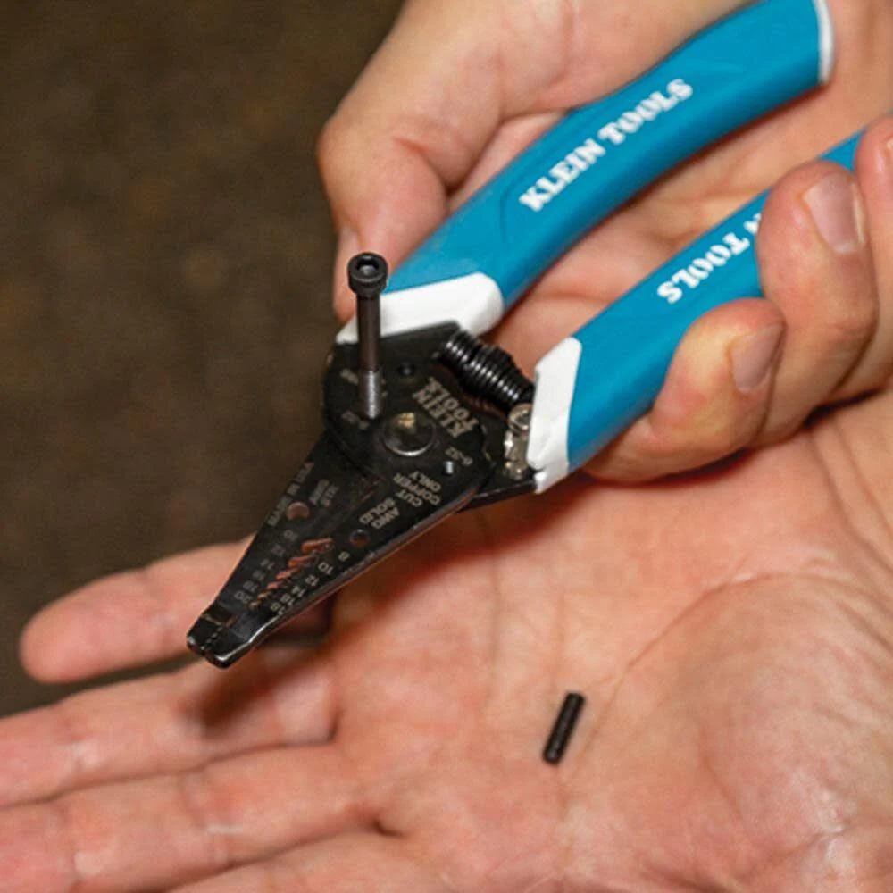Klein Tools K11095 Klein-Kurve Wire Stripper and Cutter, for 8-18 AWG Solid and 10-20 AWG Stranded Wire - Image 5