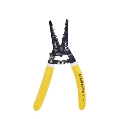 Klein Tools K1412 Wire Cutter / Wire Stripper, Made in USA, Dual NM Cable Stripper / Cutter Cuts Solid Copper Wire, Strips 12 and 14 AWG Solid Wire - Image 4