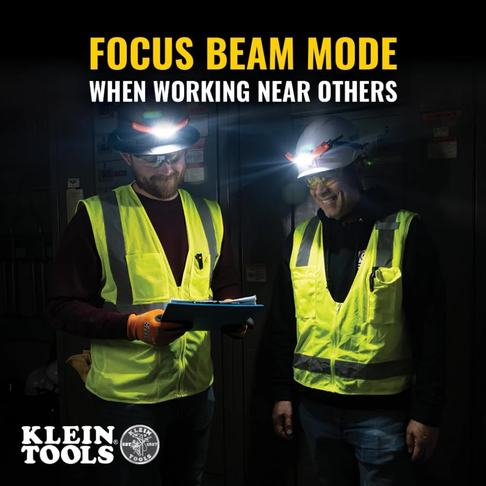 Klein Tools KHH56308 Wide-Beam Headlamp with Mount for Hard Hat - Image 4