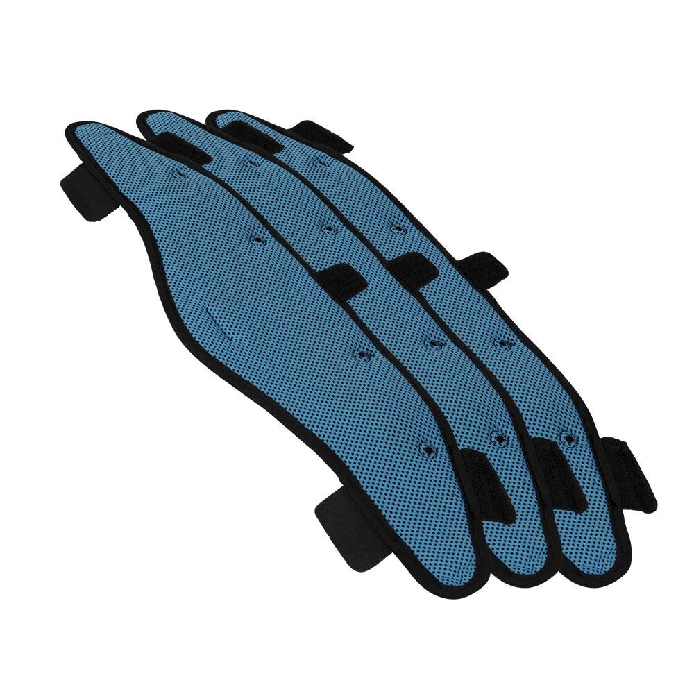 Klein Tools KHHSWTBND2 Hard Hat Sweatband Replacement, Premium KARBN, Replacement for Klein Hard Hats, 3-Pack, Blue - Image 5