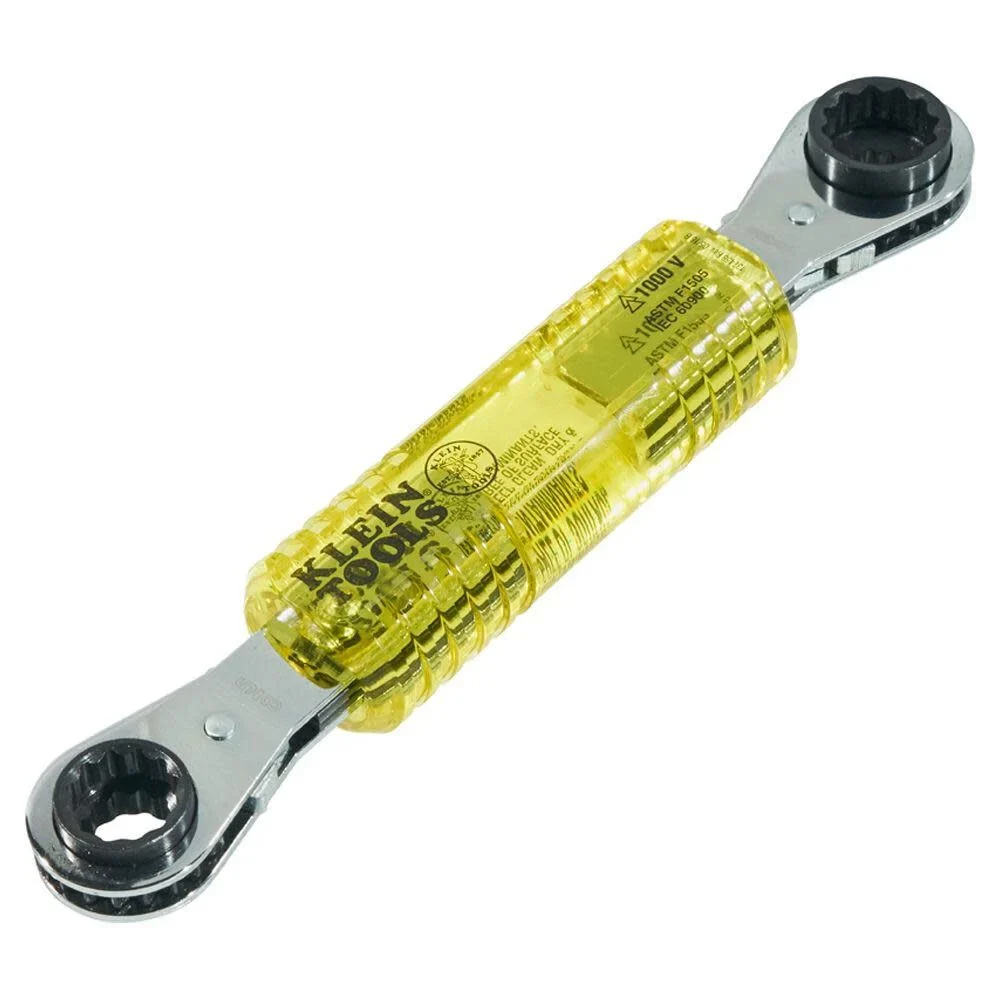Klein Tools KT223X4-INS Lineman's Insulating 4-in-1 Box Wrench - Image 5