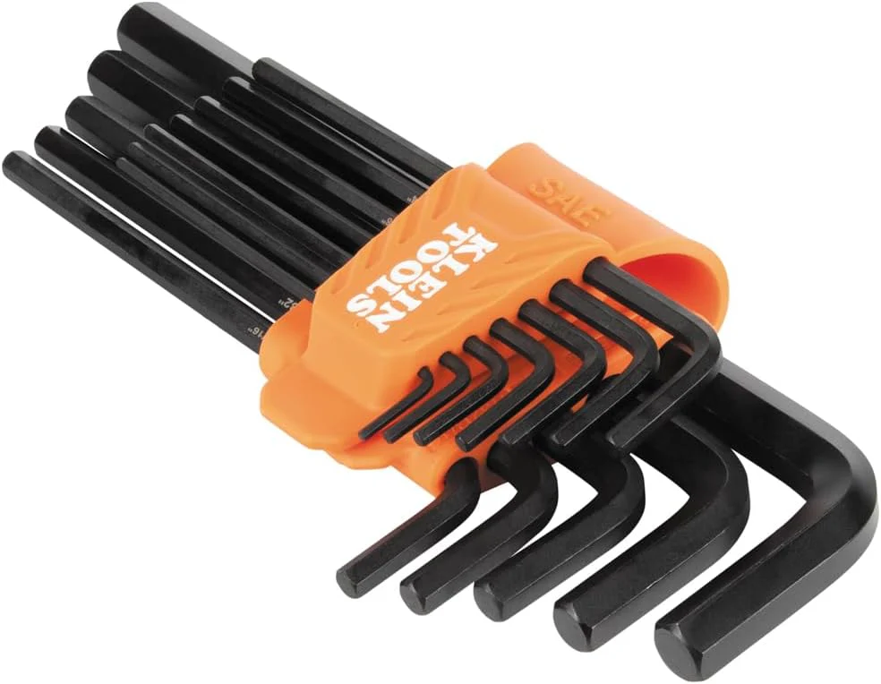 Klein Tools LS12 L-Style Long Hex Key Set, SAE, 12-Piece - Image 3