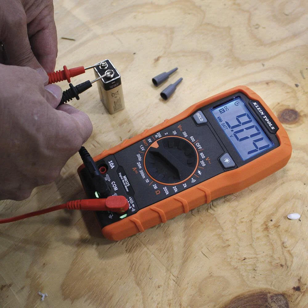 Klein Tools MM325 Multimeter, Digital Manual-Ranging 600V AC/DC Voltage Tester, Tests Batteries & NCVT1P Voltage Tester, Non-Contact Voltage Detector Pen, 50V to 1000V AC - Image 6