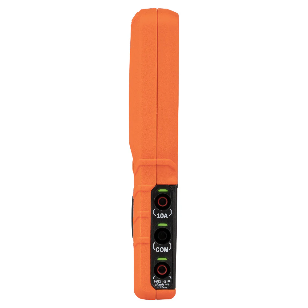 Klein Tools MM450 Slim Digital Multimeter, Reverse Contrast Display with Lead Alert, Auto-Ranging TRMS, 600V AC/DC Voltage, Current, Resistance, Temp, Frequency, Continuity - Image 5