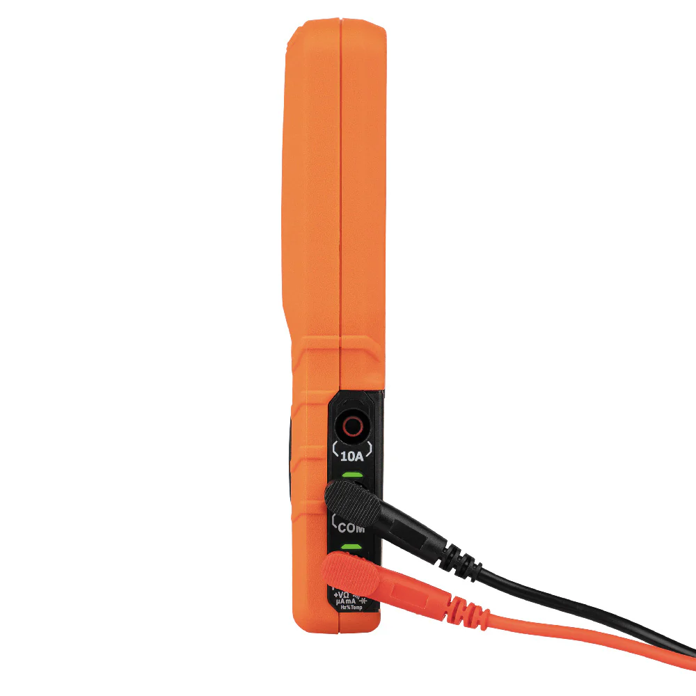 Klein Tools MM450 Slim Digital Multimeter, Reverse Contrast Display with Lead Alert, Auto-Ranging TRMS, 600V AC/DC Voltage, Current, Resistance, Temp, Frequency, Continuity - Image 6