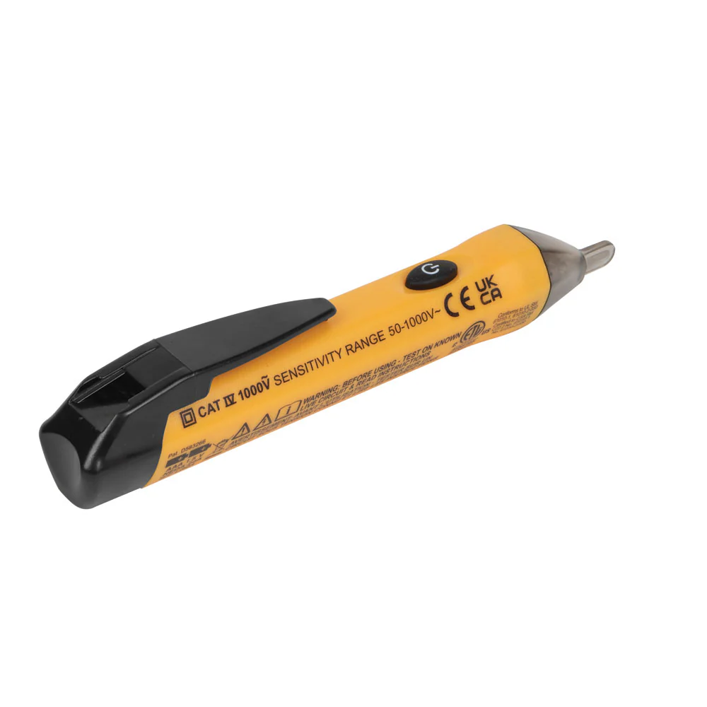 Klein Tools NCVT1P Voltage Tester, Non-Contact Low Voltage Tester Pen, 50V to 1000V AC, Audible and Flashing LED Alarms, Pocket Clip - Image 6