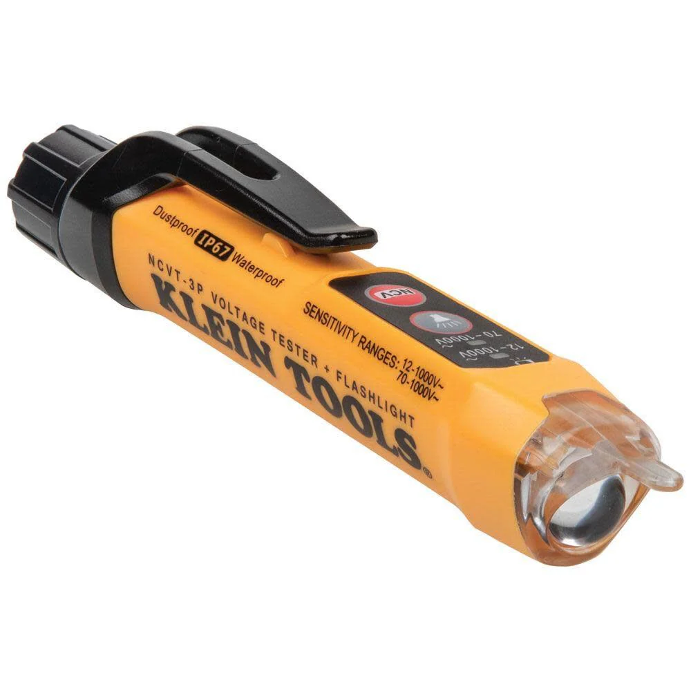 Klein Tools NCVT3PKIT Electrical Test Kit, Dual-Range Non-Contact Voltage Tester with Flashlight, AC/DC Voltage Tester - Image 7