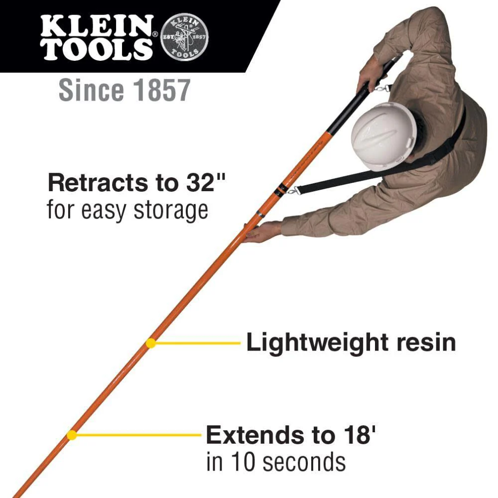 Klein Tools SRS56036 WireSpanner Plus Telescopic Pole - Image 2