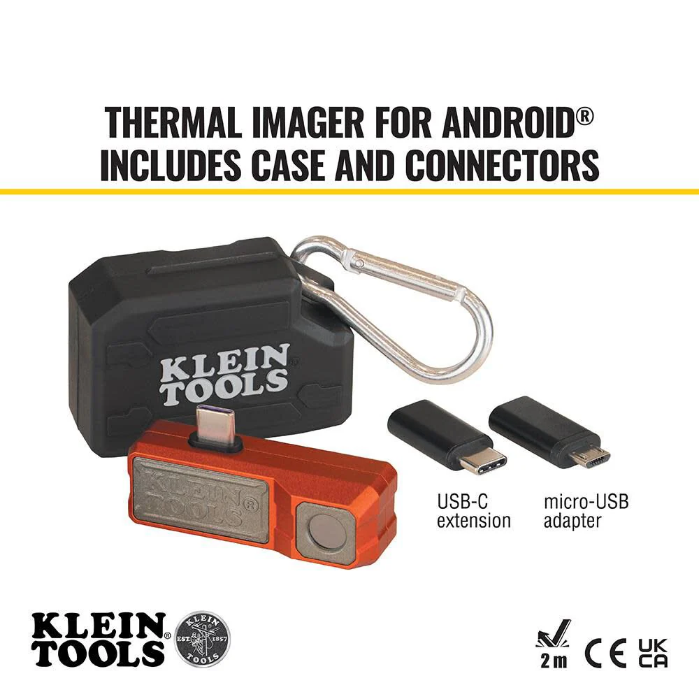 Klein Tools TI220 Thermal Imager for Android Devices, Thermal Imaging Camera, 10,800 Pixels, Three Color Palettes, High/Low Temperatures - Image 3