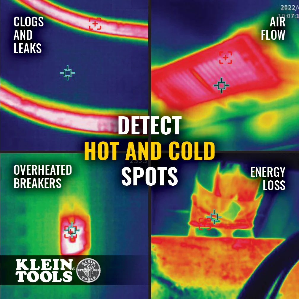Klein Tools TI270 Rechargeable Thermal Imaging Camera, Over 10000 Pixels, Wi-Fi Data Transfer, 3 Palettes, High / Low Temperature Points - Image 3