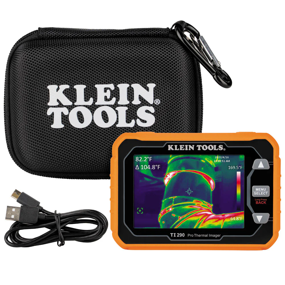 Klein Tools TI290 Rechargeable PRO Thermal Imaging Camera, Over 49000 Pixels, Wi-Fi Data Transfer, 3 Palettes, High / Low Temperature Points - Image 5