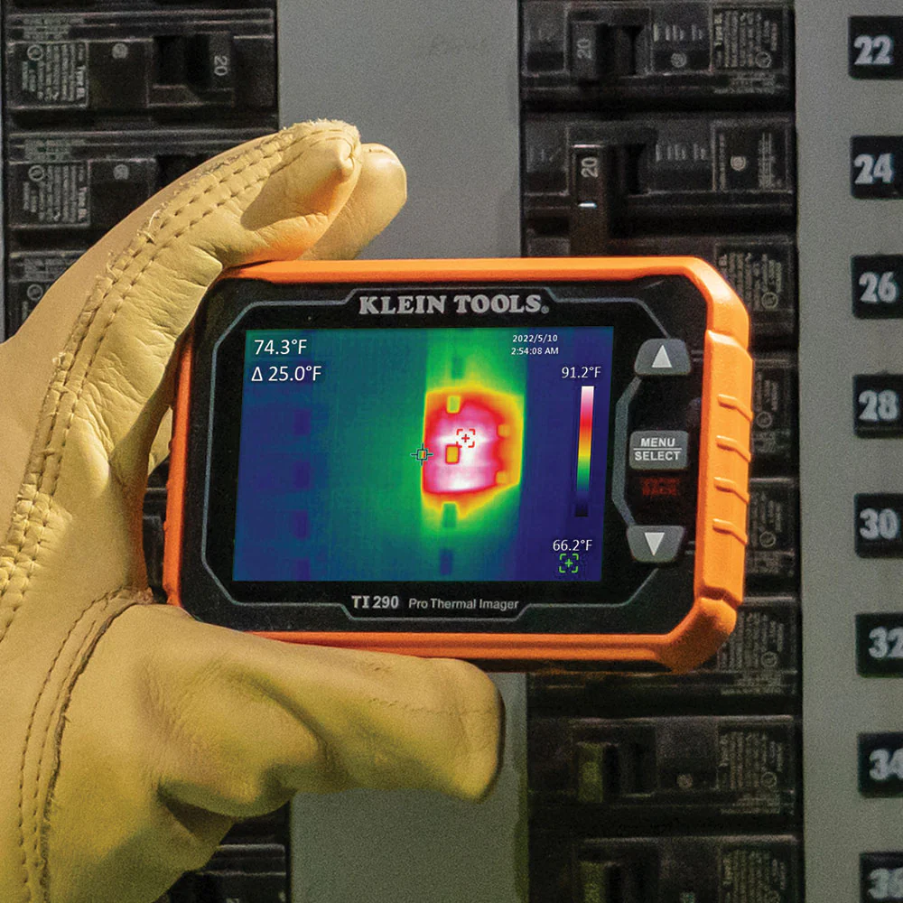 Klein Tools TI290 Rechargeable PRO Thermal Imaging Camera, Over 49000 Pixels, Wi-Fi Data Transfer, 3 Palettes, High / Low Temperature Points - Image 6