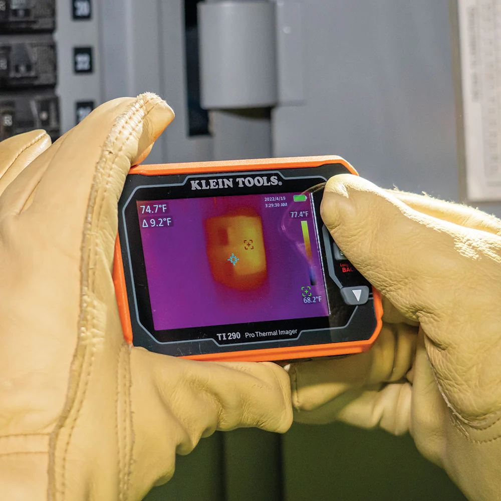 Klein Tools TI290 Rechargeable PRO Thermal Imaging Camera, Over 49000 Pixels, Wi-Fi Data Transfer, 3 Palettes, High / Low Temperature Points - Image 9