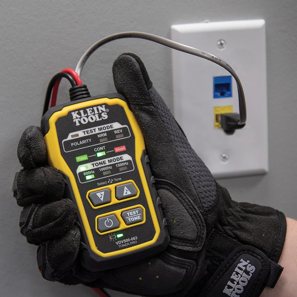 Klein Tools VDV500-820 Wire Tracer Tone Generator and Probe Kit Continuity Tester for Ethernet, Telephone, Speaker, Coax, Video, and Data Cables, RJ45, RJ11, RJ12 - Image 7
