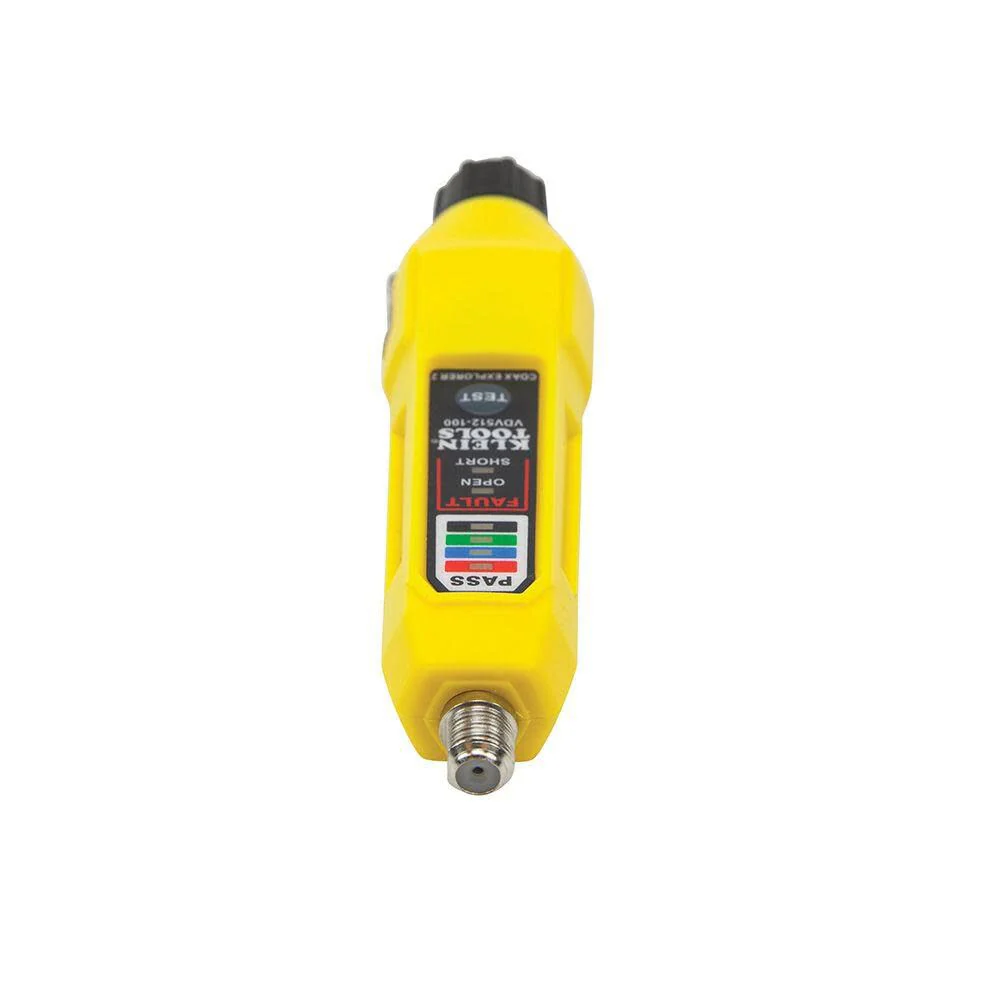 Klein Tools VDV512-100 Cable Tester, Coax Explorer 2 VDV Tester, Push Button Operation For Wire Tracing, Testing and Mapping Coaxial Cable - Image 6