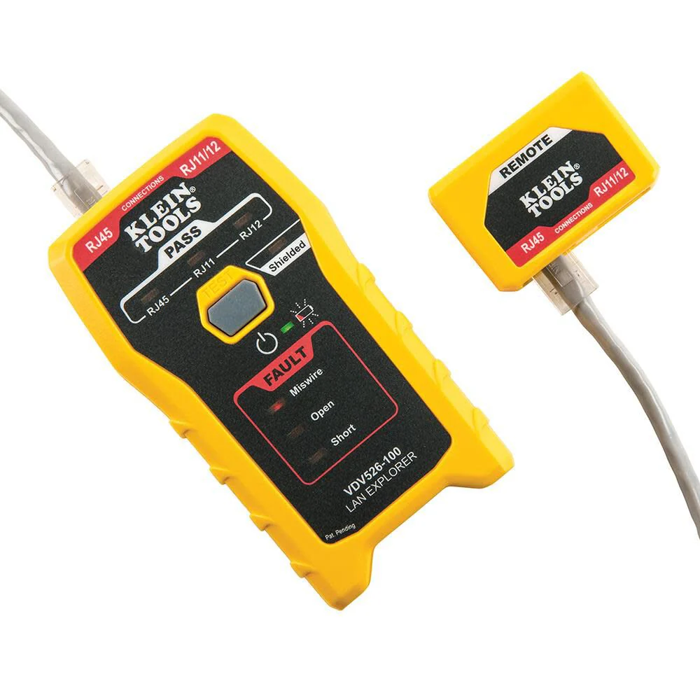 Klein Tools VDV526-100 Network LAN Cable Tester, VDV Tester, LAN Explorer with Remote - Image 7