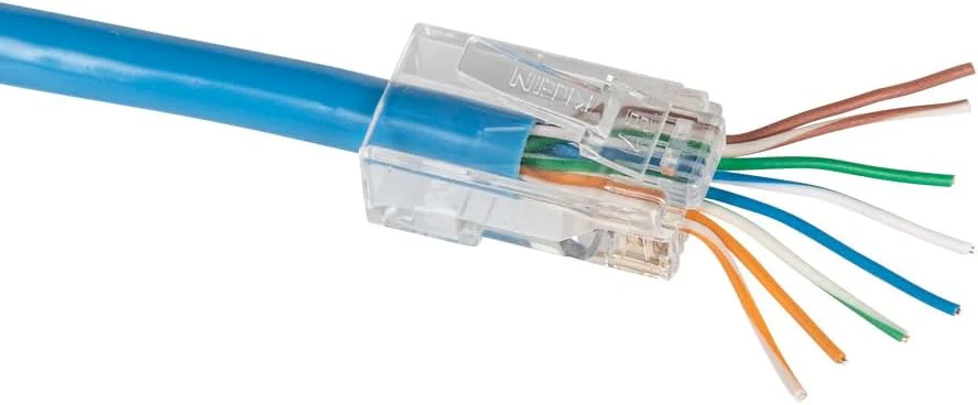 Klein Tools VDV826-728 Pass-Thru Modular Data Plugs, RJ45-CAT5E (Pack of 10) - Image 3