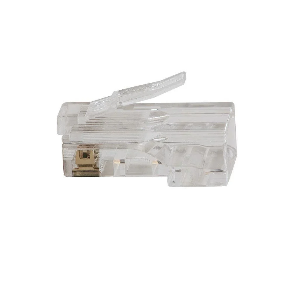 Klein Tools VDV826-763 Pass-Thru Modular Data Plug, RJ45 CAT6, Gold Plated, Pass Through Connectors 200-Pack - Image 7