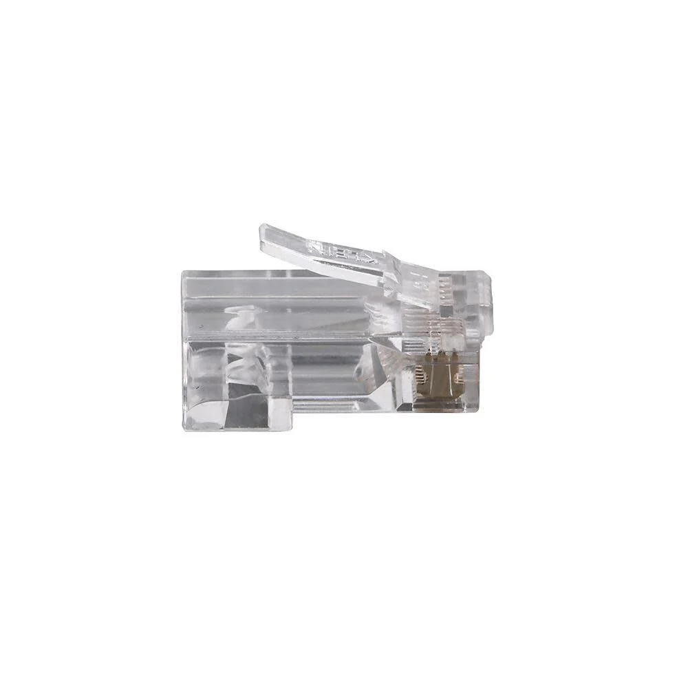 Klein Tools VDV826-763 Pass-Thru Modular Data Plug, RJ45 CAT6, Gold Plated, Pass Through Connectors 200-Pack - Image 9