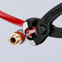 KNIPEX 8-3/4" Ear Clamp Pliers with Front and Side Jaws - Image 11
