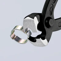 KNIPEX 8-3/4" Ear Clamp Pliers with Front and Side Jaws - Image 8