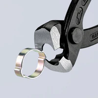 KNIPEX 8-3/4" Ear Clamp Pliers with Front and Side Jaws - Image 9