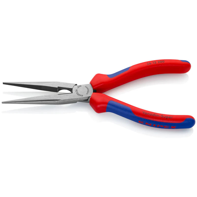 KNIPEX 8" Long Nose Pliers with Cutter - Image 3