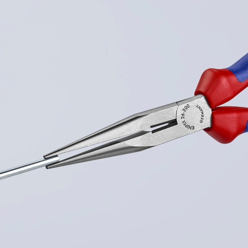 KNIPEX 8" Long Nose Pliers with Cutter - Image 6