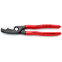 KNIPEX 8" Cable Shears-Twin Cutting Edges - Image 2