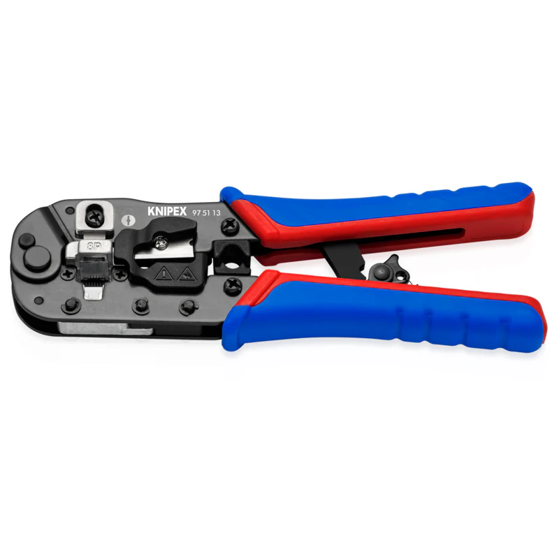KNIPEX 7-1/2" Crimping Pliers for RJ45 Western Plugs - Image 2