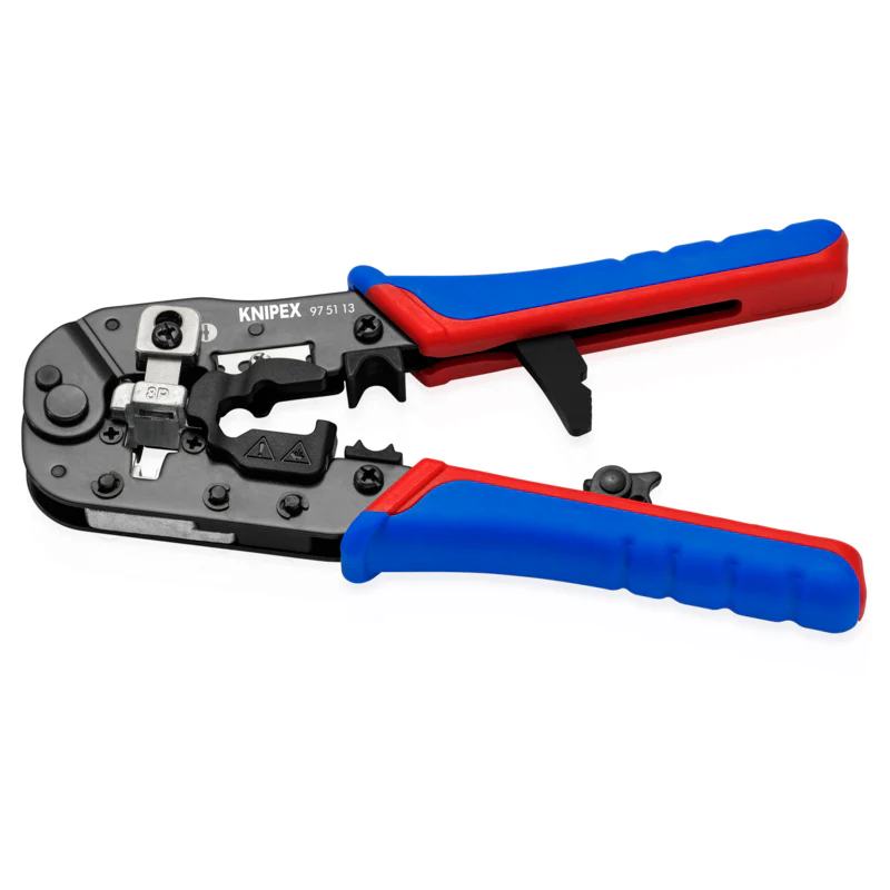 KNIPEX 7-1/2" Crimping Pliers for RJ45 Western Plugs - Image 3
