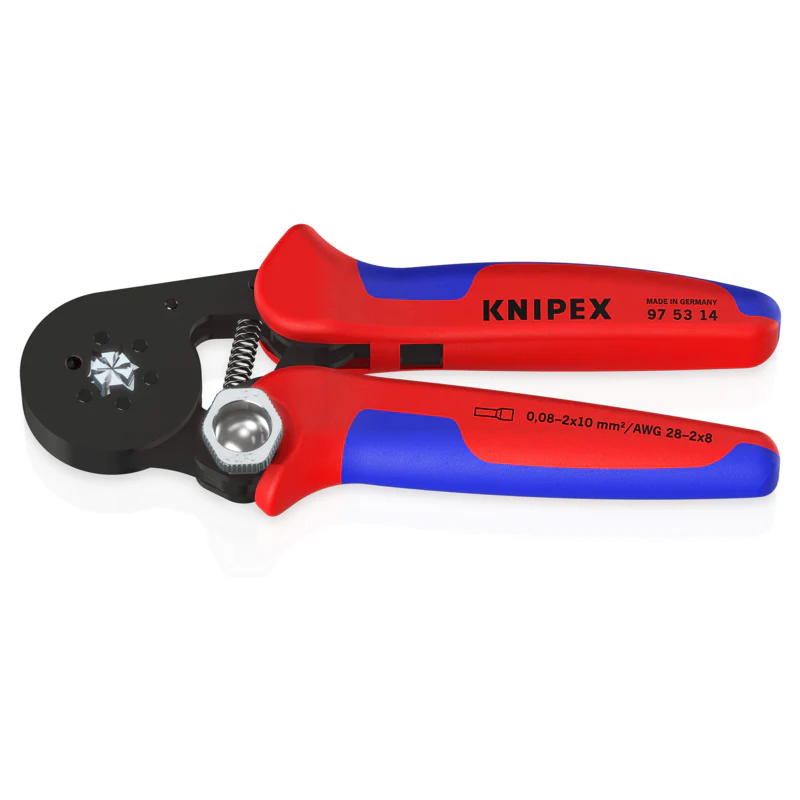 KNIPEX 7-1/4" Self-Adjusting Crimping Pliers For Wire Ferrules - Image 2
