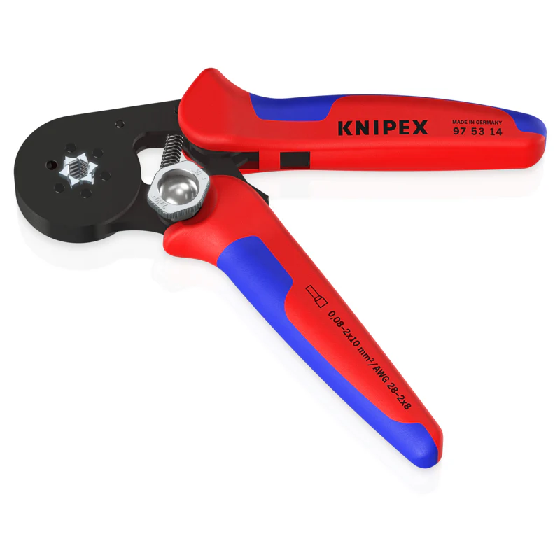 KNIPEX 7-1/4" Self-Adjusting Crimping Pliers For Wire Ferrules - Image 3