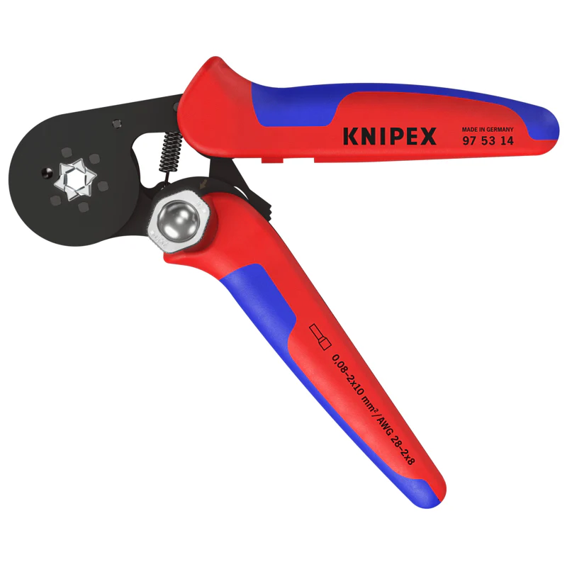 KNIPEX 7-1/4" Self-Adjusting Crimping Pliers For Wire Ferrules - Image 4