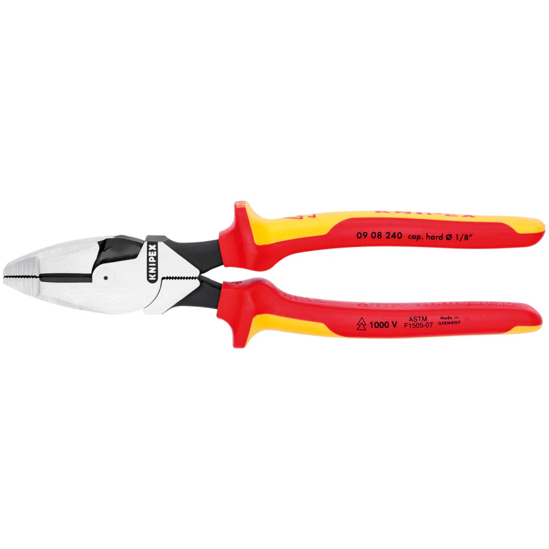 KNIPEX 5-Piece 1000V Insulated High Leverage Pliers and Screwdriver Tradesman Tool Set - Image 2