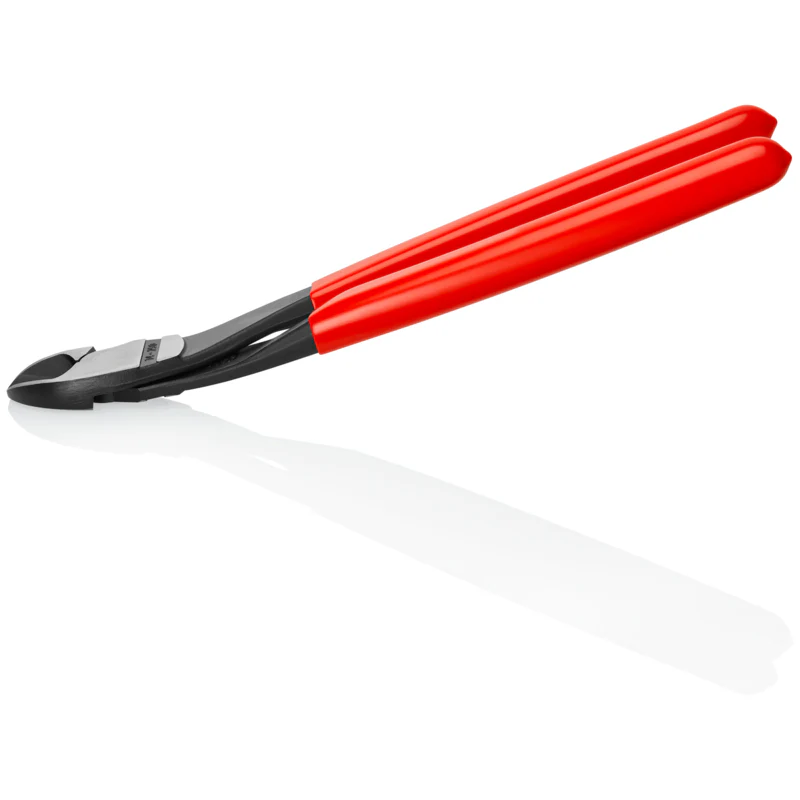 KNIPEX 10" High Leverage 12° Angled Diagonal Cutters - Image 4