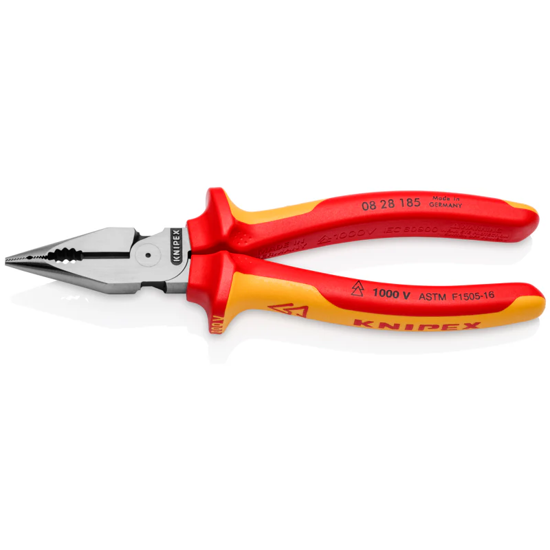KNIPEX 7-1/4" Needle-Nose Combination Pliers-1000V Insulated - Image 2