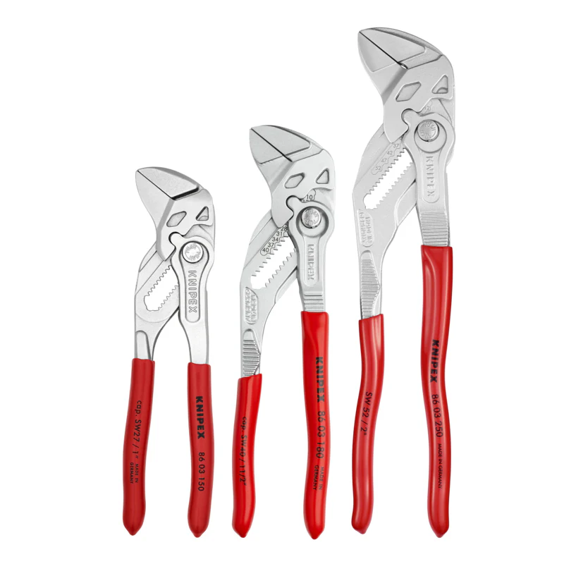 KNIPEX 3-Piece Pliers Wrench Set
