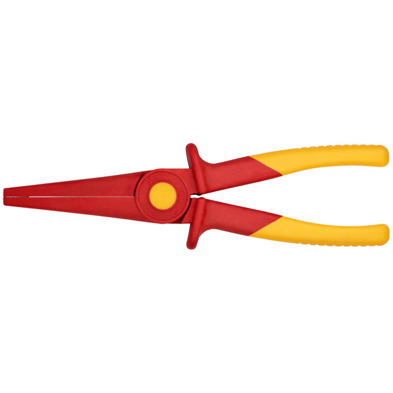 KNIPEX 8-3/4" Flat Nose Plastic Pliers-1000V Insulated