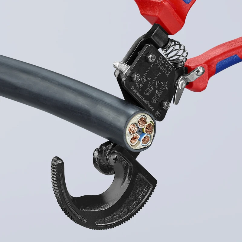 KNIPEX 10" Ratcheting Cable Cutters - Image 5