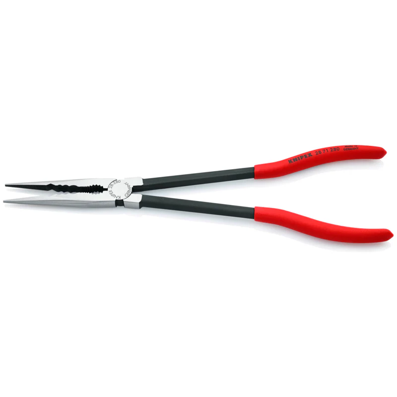 KNIPEX 11" Extra Long Needle-Nose Pliers-Straight Jaws - Image 3