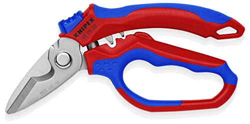 KNIPEX 6-1/4" Stainless Steel Angled Electricians' Shears