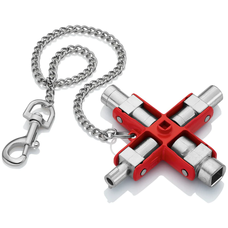 KNIPEX 3-1/4" Universal Control Cabinet Key - Image 2