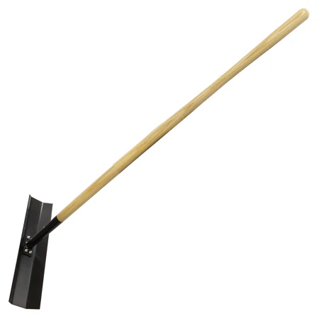 Kraft Tool CC901A 20"x5" Heavy-Duty Steel Concrete Spreader w/o Hook w/60" Wood Handle - Assembled
