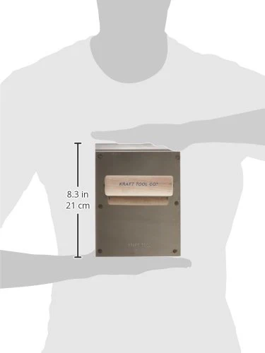 Kraft Tool Stainless Steel Hand Edger/Groover 1/2-Inch Radius with Wood Handle, 6 x 8-Inch - Image 3