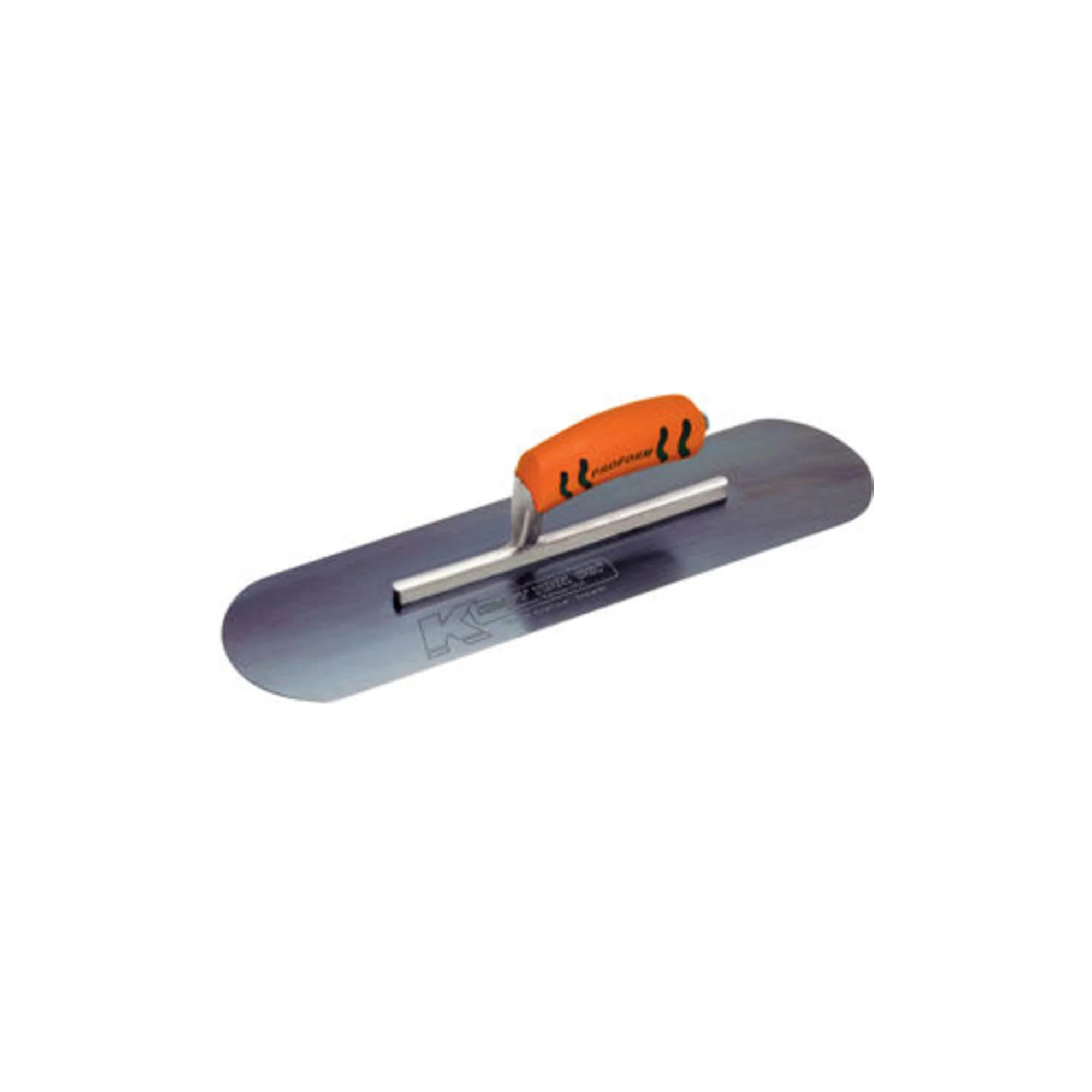 Kraft Tool | ‎CF279BPF | Kraft Tool CF279BPF Blue Steel Pool Trowel with ProForm Handle, 16 x 4-Inch