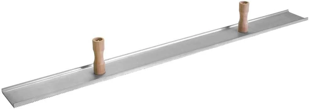 Kraft Tool PL410 Genuine Extra-Lite Smooth Edge Magnesium Darby with Double Knob Handle, 42-Inch - Image 2